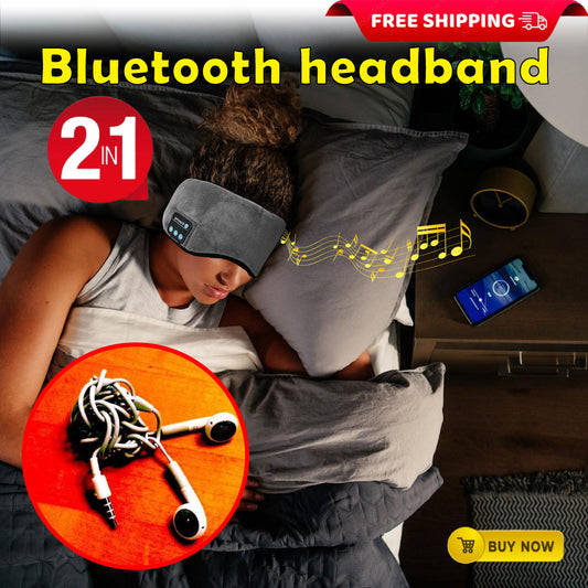 Bluetooth Headband Let Music Fix Your Insomnia!