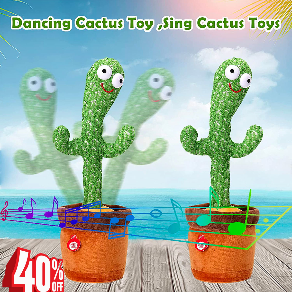 Cactus Groove: Dance into Fun with Our Dancing Cactus Toy!