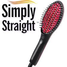 Ceramic Hair Brush Straightner